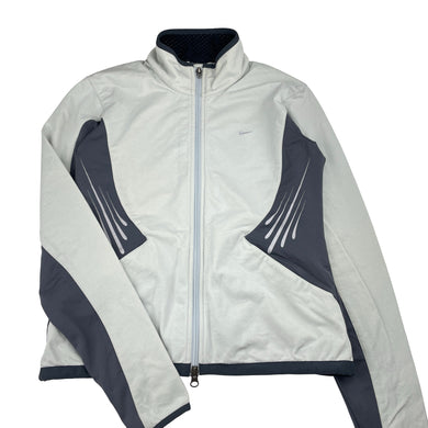 Womens Nike, zip up activewear jacket, *zip pull tab missing, still functional*, armpit to armpit: 45cm, FUC, size 8-10,  