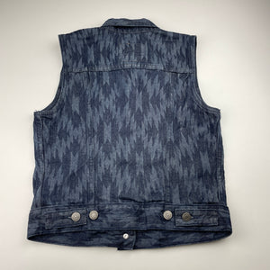Womens Levis, dark denim vest, L: 48cm, armpit to armpit: 43cm, EUC, size S,  