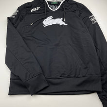 Load image into Gallery viewer, Womens NRL Authentics, Souths Rabbitohs hoodie sweater, armpit to armpit: 48cm, shoulder to cuff: 61.5cm, EUC, size 8-10,  