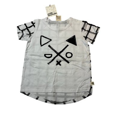 Unisex Milk & Masuki, lightweight organic cotton tee / top, NEW, size 3,  