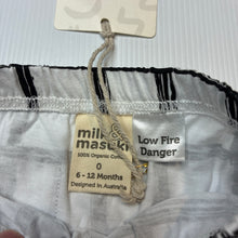Load image into Gallery viewer, Unisex Milk &amp; Masuki, lightweight organic cotton leggings / bottoms, NEW, size 0,  