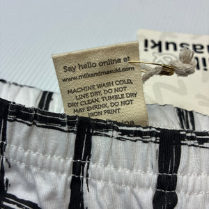 Unisex Milk & Masuki, lightweight organic cotton leggings / bottoms, NEW, size 0,  