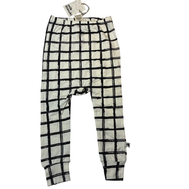 Unisex Milk & Masuki, stretchy organic cotton blend drop-crotch leggings / pants, NEW, size 5,  