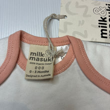 Load image into Gallery viewer, Girls Milk &amp; Masuki, soft feel organic cotton romper dress, NEW, size 000,  