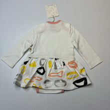 Load image into Gallery viewer, Girls Milk &amp; Masuki, soft feel organic cotton romper dress, NEW, size 000,  