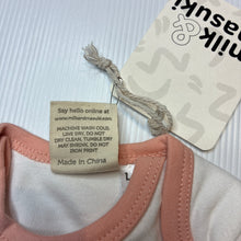 Load image into Gallery viewer, Girls Milk &amp; Masuki, soft feel organic cotton romper dress, NEW, size 0000,  