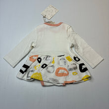 Load image into Gallery viewer, Girls Milk &amp; Masuki, soft feel organic cotton romper dress, NEW, size 0000,  