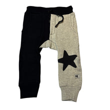 Load image into Gallery viewer, Unisex Milk &amp; Masuki, fleece lined organic cotton blend track pants, elasticated, NEW, size 0,  