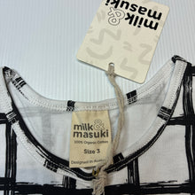 Load image into Gallery viewer, Girls Milk &amp; Masuki, organic cotton sleeveless dress, NEW, size 3, L: 53cm