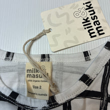 Load image into Gallery viewer, Girls Milk &amp; Masuki, organic cotton elastic waist dress, NEW, size 2, L: 48cm