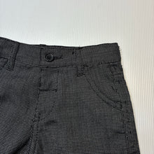 Load image into Gallery viewer, Boys Tilt, black &amp; white soft feel shorts, adjustable, EUC, size 0,  