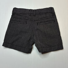 Load image into Gallery viewer, Boys Tilt, black &amp; white soft feel shorts, adjustable, EUC, size 0,  