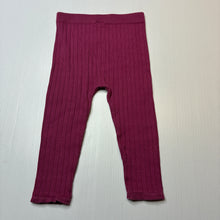 Load image into Gallery viewer, Girls Anko, stretchy ribbed leggings / bottoms, GUC, size 0,  