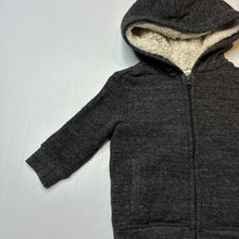 Load image into Gallery viewer, Boys Anko, thick fleece lined zip hoodie sweater, GUC, size 1,  