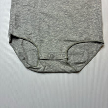 Load image into Gallery viewer, Unisex Bonds, grey marle stretchy singletsuit romper, FUC, size 2,  