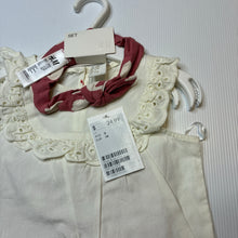 Load image into Gallery viewer, Girls H&amp;M, lightweight cotton top, leggings &amp; headband, NEW, size 0,  