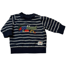 Load image into Gallery viewer, Boys Jack &amp; Milly, lightweight sweater / long sleeve top, crocodile, GUC, size 000,  