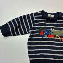 Load image into Gallery viewer, Boys Jack &amp; Milly, lightweight sweater / long sleeve top, crocodile, GUC, size 000,  