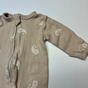 Unisex Baby Berry, cotton zip coverall / romper, FUC, size 0000,  