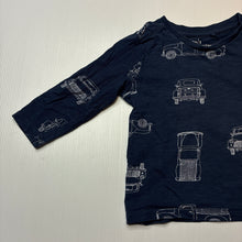 Load image into Gallery viewer, Boys Anko, navy cotton long sleeve tee / top, GUC, size 1,  