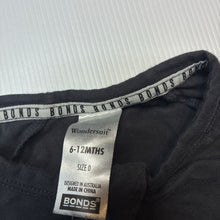 Load image into Gallery viewer, Unisex Bonds, soft feel zip wondersuit / zippy / romper, GUC, size 0,  