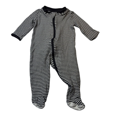 Unisex Anko, soft feel cotton zip coverall / romper, GUC, size 00,  