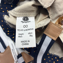 Load image into Gallery viewer, Boys Dymples, lightweight cotton pants, adjustable, EUC, size 00,  