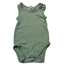 Load image into Gallery viewer, Girls Dymples, pointelle organic cotton bodysuit / romper, GUC, size 00,  