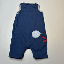 Load image into Gallery viewer, Boys Sprout, cotton romper, fish, EUC, size 0,  