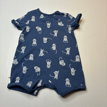 Load image into Gallery viewer, Boys Target, stretchy romper, monkeys, GUC, size 0,  