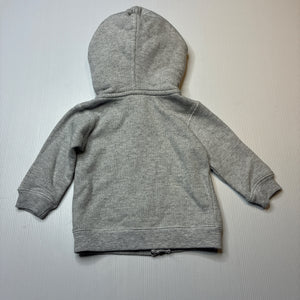 Boys Anko, fleece lined zip hoodie sweater, EUC, size 00,  