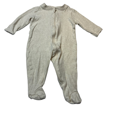 Unisex Anko, soft feel cotton zip coverall / romper, GUC, size 00,  