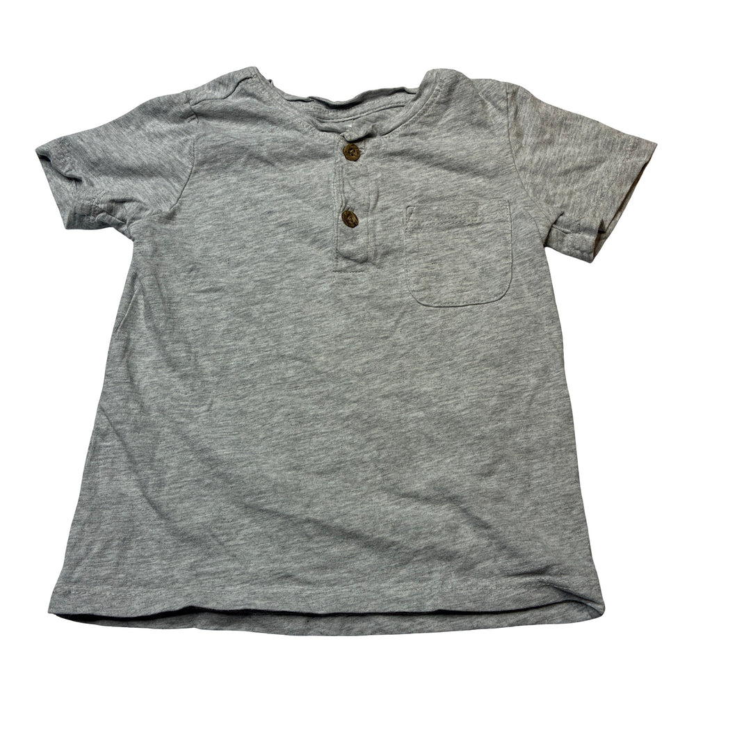 Boys Target, organic cotton henley tee / top, GUC, size 2,  