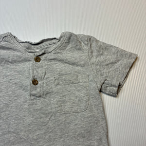 Boys Target, organic cotton henley tee / top, GUC, size 2,  