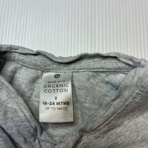 Boys Target, organic cotton henley tee / top, GUC, size 2,  