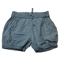Load image into Gallery viewer, Girls Anko, lightweight chambray cotton shorts, elasticated, GUC, size 1,  