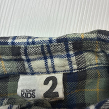 Load image into Gallery viewer, Boys Cotton On, checked flannel cotton long sleeve shirt, EUC, size 2,  