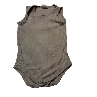 Unisex Baby Berry, ribbed organic cotton singletsuit romper, FUC, size 1,  
