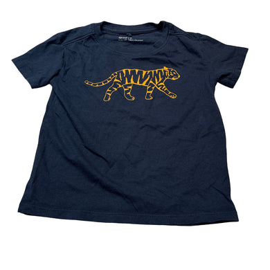 Boys Anko, navy cotton tee / top, tiger, GUC, size 2,  