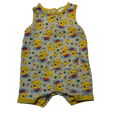 Unisex Fun With Spot, stretchy romper, wash fade, FUC, size 0,  