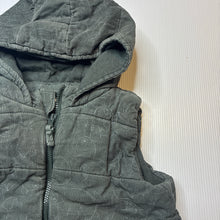 Load image into Gallery viewer, Boys Anko, wadded corduroy cotton hooded vest, GUC, size 0,  