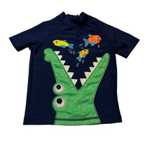 Load image into Gallery viewer, Boys Next, short sleeve rashie / swim top, crocodile, EUC, size 1,  