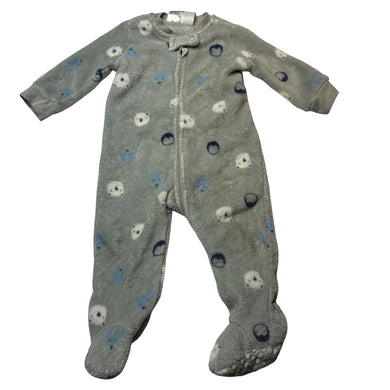 Unisex Anko, fleece zip coverall / romper, FUC, size 0,  