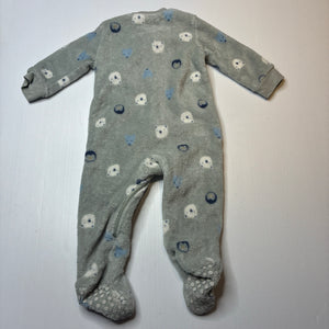Unisex Anko, fleece zip coverall / romper, FUC, size 0,  