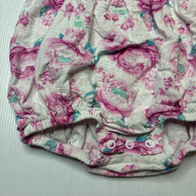 Load image into Gallery viewer, Girls Dymples, floral cotton bubble romper, GUC, size 0,  