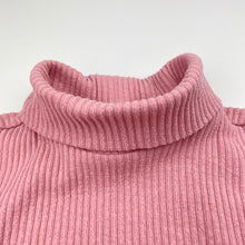 Load image into Gallery viewer, Girls Anko, pink ribbed skivvy / roll neck top, FUC, size 3,  
