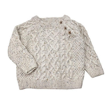 Boys Dymples, chunky knit cotton sweater / jumper, GUC, size 1,  