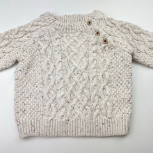 Load image into Gallery viewer, Boys Dymples, chunky knit cotton sweater / jumper, GUC, size 1,  