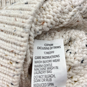 Boys Dymples, chunky knit cotton sweater / jumper, GUC, size 1,  
