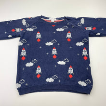 Load image into Gallery viewer, Boys purebaby, knitted organic cotton / wool sweater / jumper, wash fade &amp; pilling, FUC, size 3,  